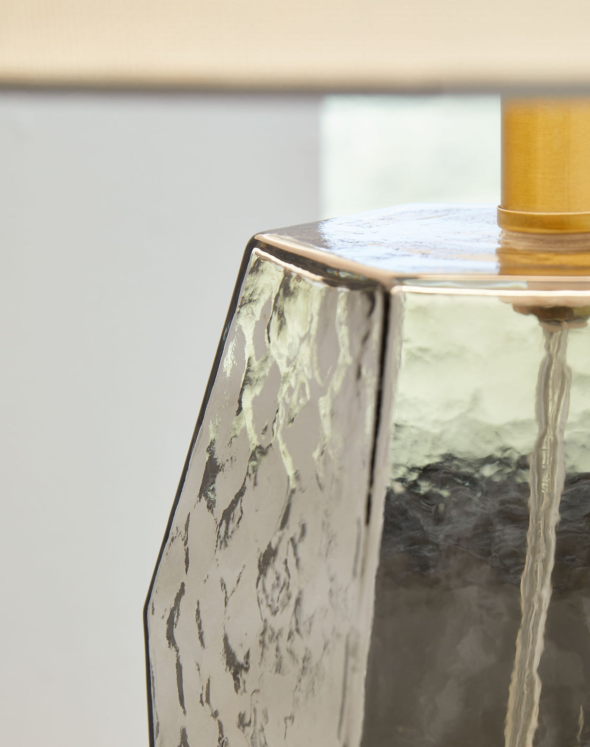 Taylow - Glass Table Lamp - Gray by Ashley – view 2