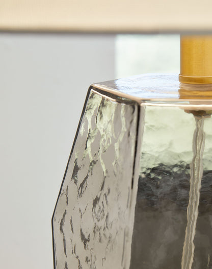 Taylow - Glass Table Lamp - Gray by Ashley – view 2