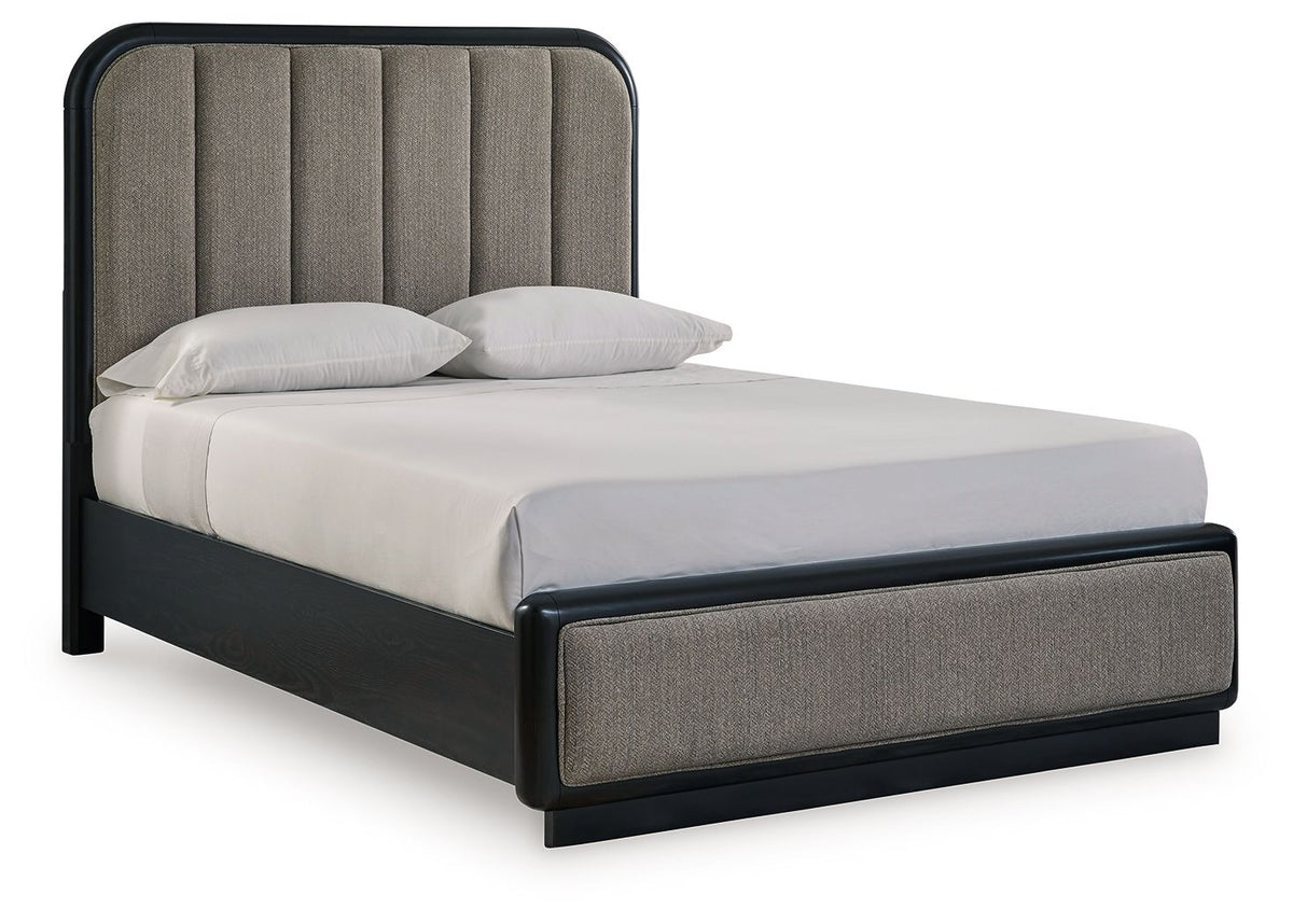 Rowanbeck - Upholstered Panel Bed by Ashley – Upholstered Beds