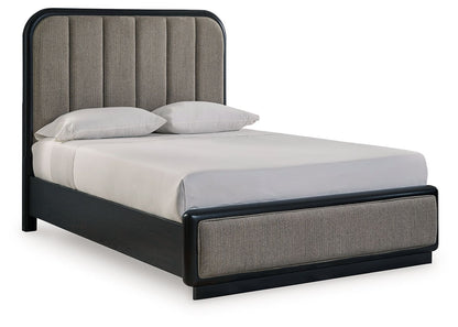Rowanbeck - Upholstered Panel Bed by Ashley – Upholstered Beds
