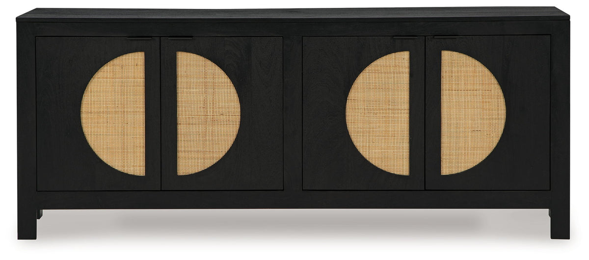 Cliffiings - Accent Cabinet - Black / Natural by Ashley – view 2
