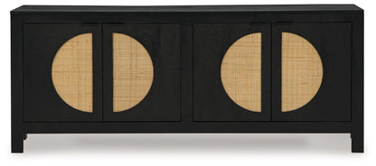 Cliffiings - Accent Cabinet - Black / Natural by Ashley – view 2
