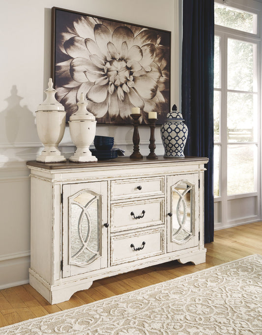 Realyn - Dining Room Server - Chipped White by Ashley – view 2