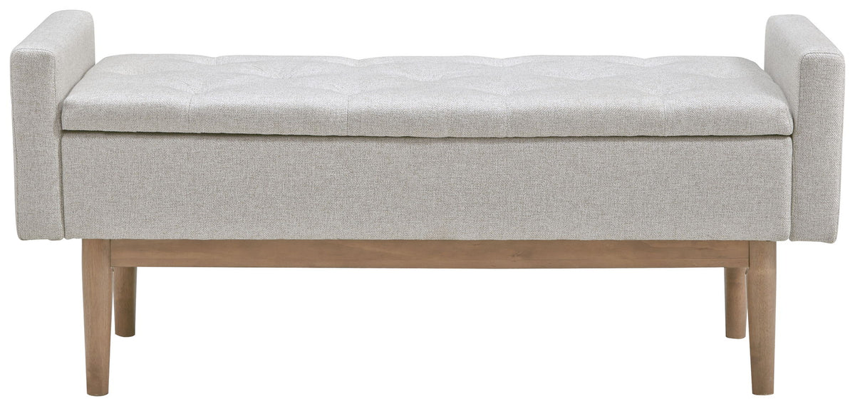 Briarson - Storage Bench - Beige / Brown by Ashley – view 2