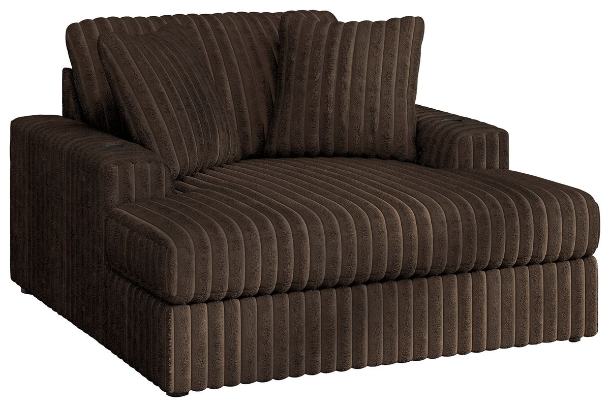 Midnight-Madness - Oversized Chaise by Ashley – view 2