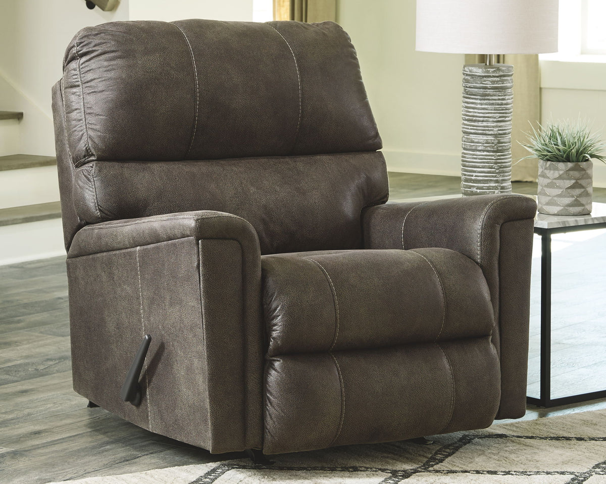 Navi - Rocker Recliner - Smoke by Ashley – view 2