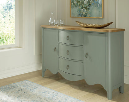 Actonville - Accent Cabinet - Antique Green by Ashley – view 2