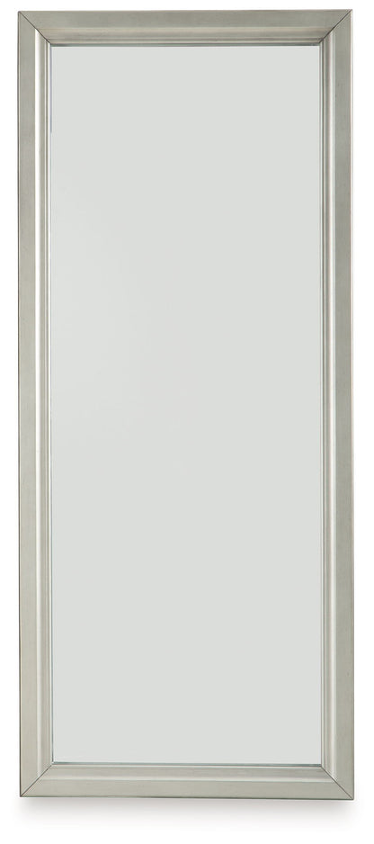 Evesen - Floor Standing Mirror With Storage - Champagne by Ashley – view 2