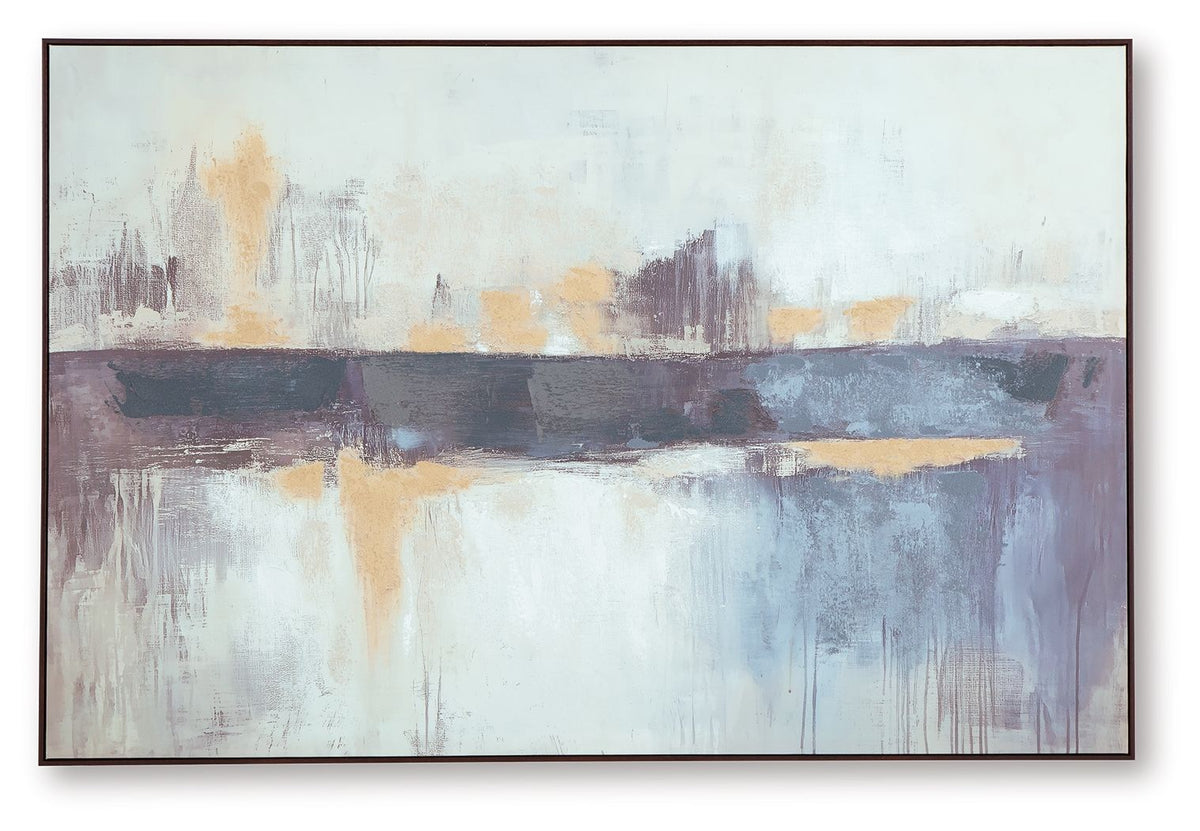 Gatesford - Wall Art - Blue / White / Tan by Ashley – Canvas Art