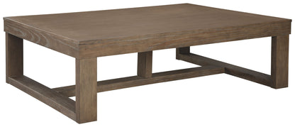 Cariton - Rectangular Cocktail Table - Gray by Ashley – Cocktail Tables