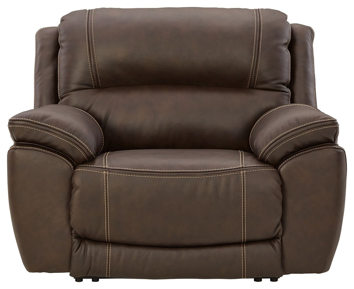 Dunleith - Zero Wall Recliner w/PWR HDRST - Chocolate by Ashley – view 2