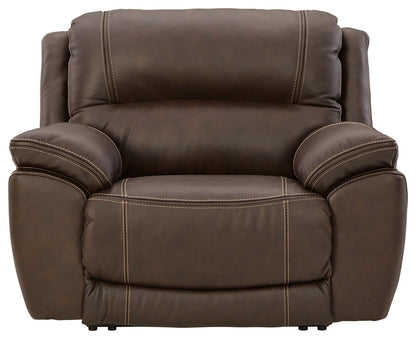 Dunleith - Zero Wall Recliner w/PWR HDRST - Chocolate by Ashley – view 2