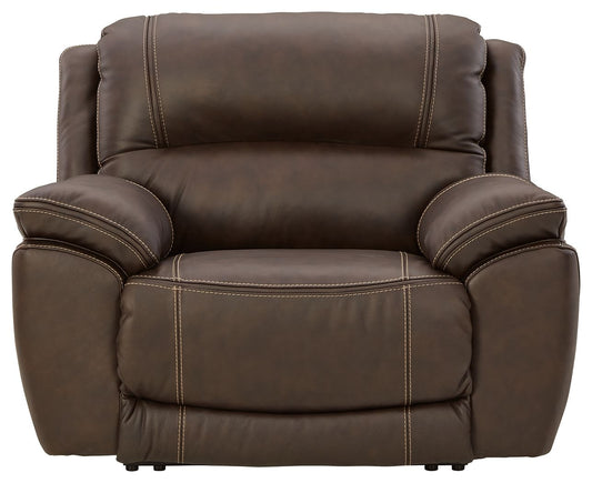 Dunleith - Zero Wall Recliner w/PWR HDRST - Chocolate by Ashley – view 2