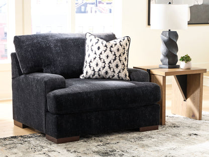 Whitmore Manor - Chair And A Half - Black Pearl – view 2