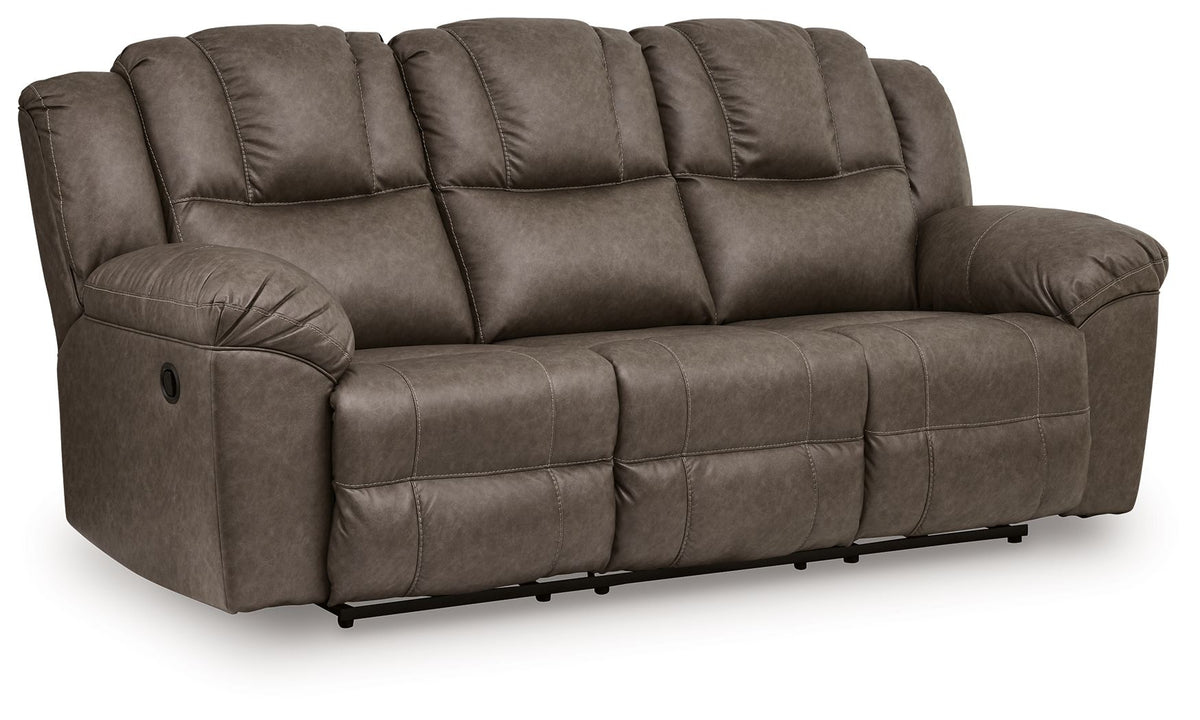 Lowilla - Reclining Sofa - Driftwood by Ashley – Reclining Sofas