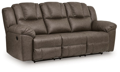 Lowilla - Reclining Sofa - Driftwood by Ashley – Reclining Sofas