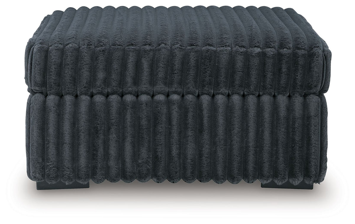 Midnight-Madness - Oversized Accent Ottoman by Ashley – view 4