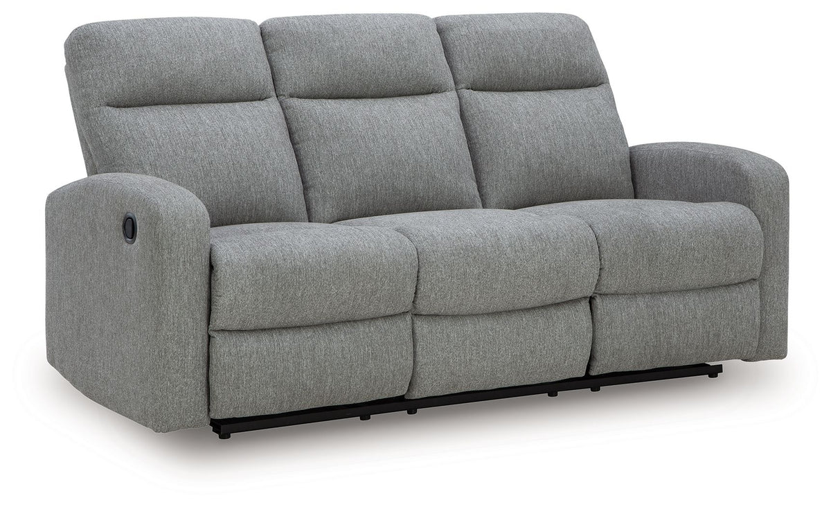 Gauntlet - Reclining Sofa - Sterling by Ashley – Reclining Sofas