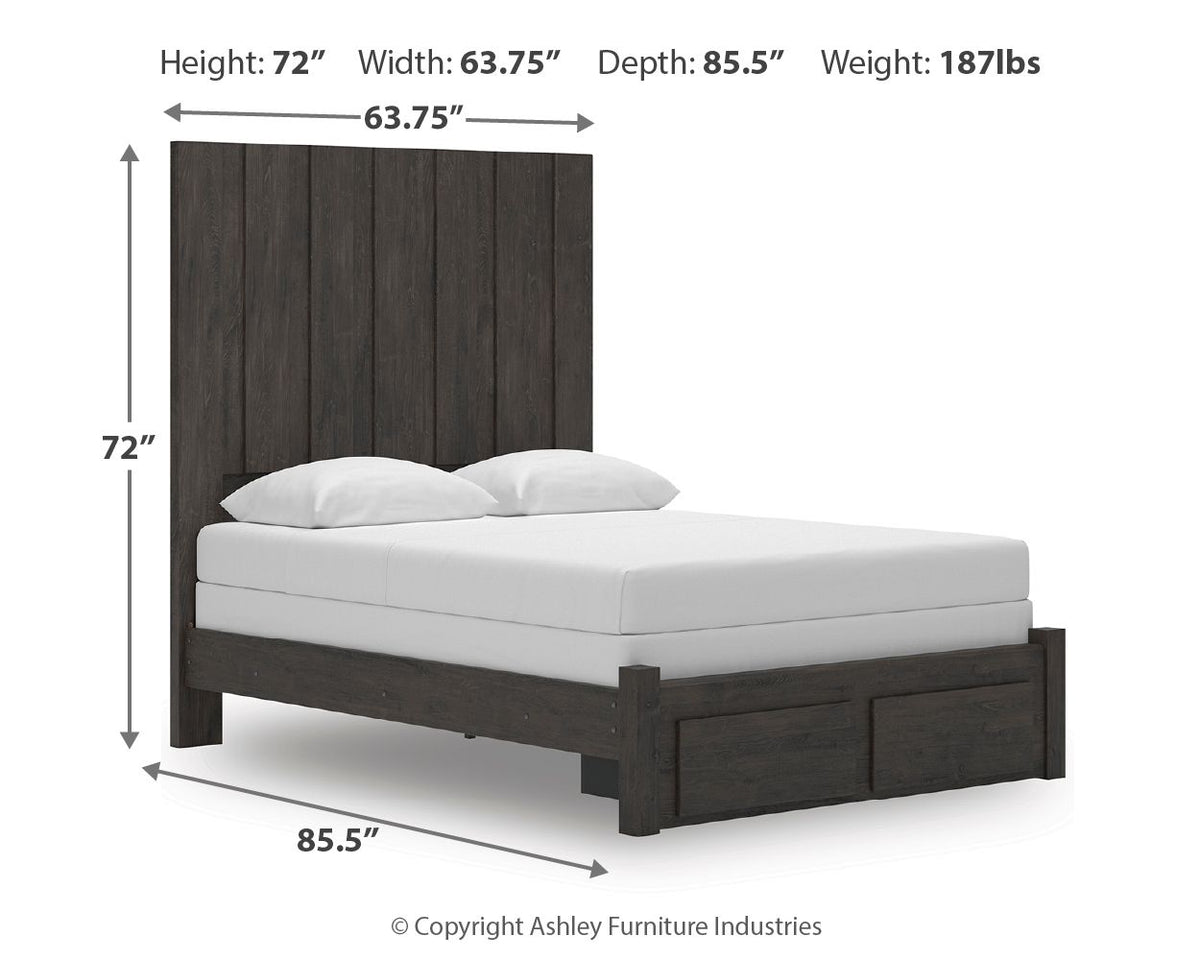 Fraluna - Panel Storage Bed by Ashley – view 2