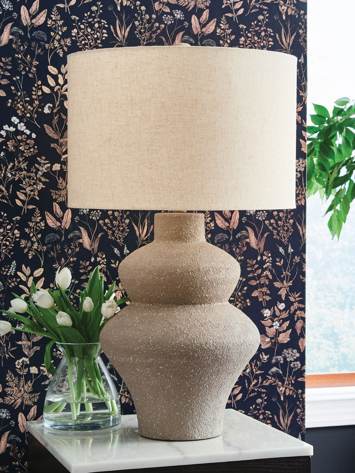 Jossleigh - Metal Table Lamp - Beige by Ashley – view 2