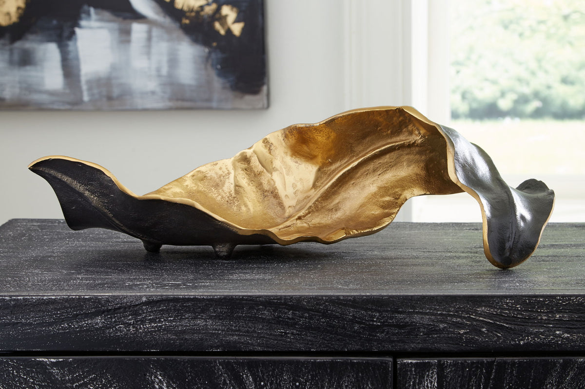 Melinda - Sculpture - Black / Gold Finish by Ashley – view 2