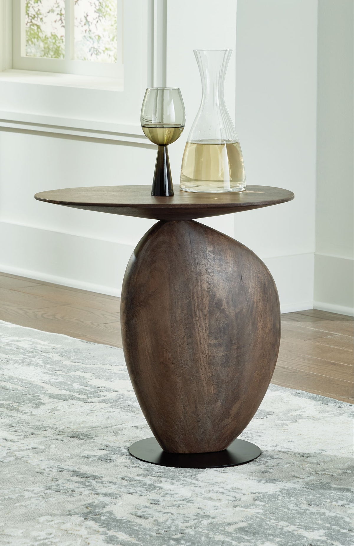 Cormmet - Accent Table - Brown / Black by Ashley – view 2