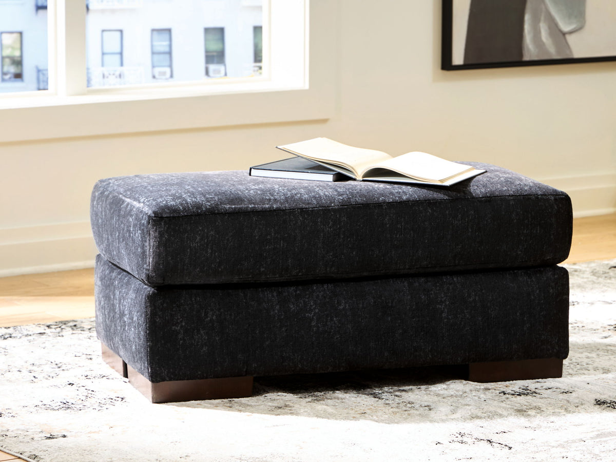 Whitmore Manor - Ottoman - Black Pearl – view 2