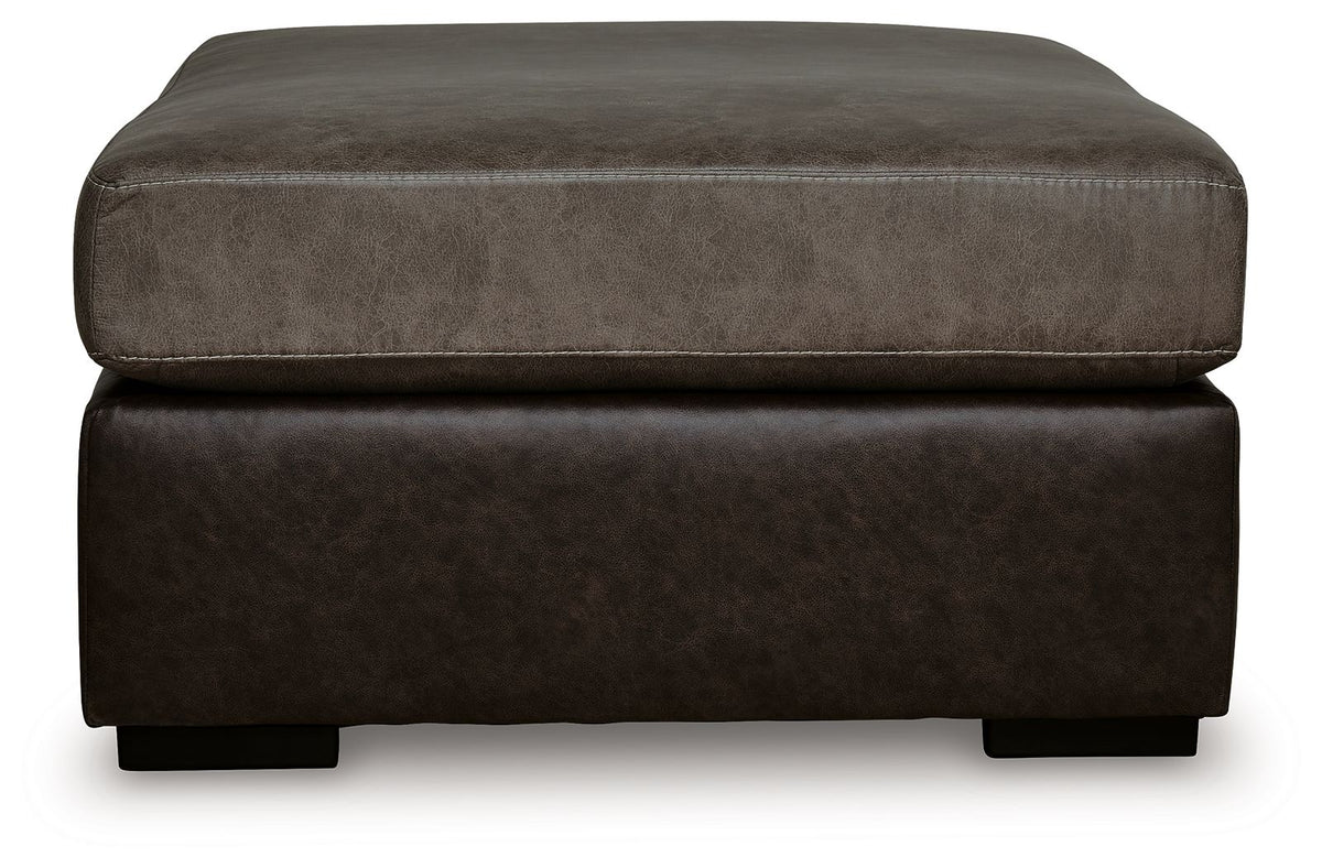Castille Way - Oversized Accent Ottoman - Fossil by Ashley – view 2