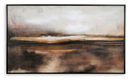 Drewland - Wall Art - Black / Brown / Orange by Ashley – view 2