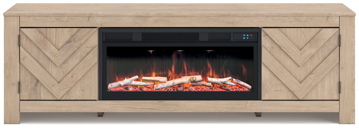 Cayboni - LG TV Stand With Fireplace Option by Ashley – view 2