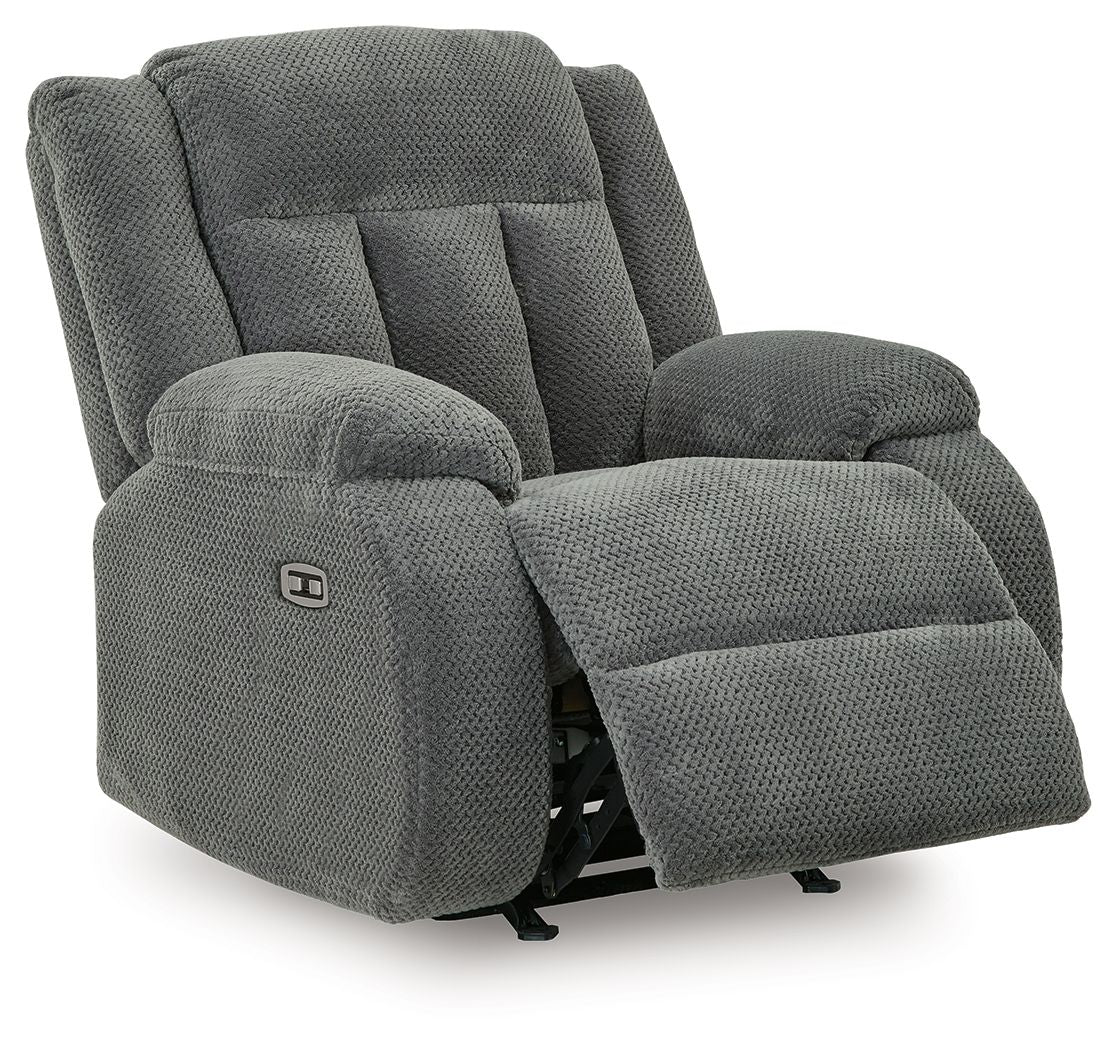 Observation - Power Rocker Recliner - Steel by Ashley – view 2