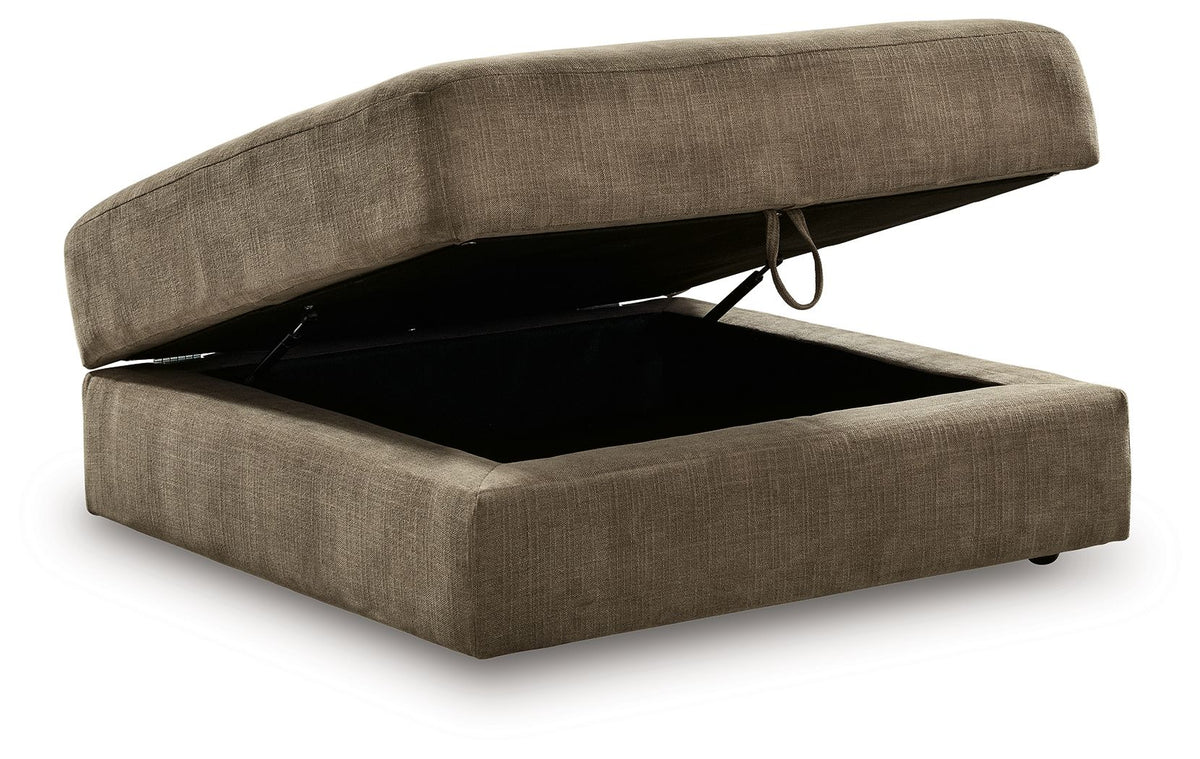 Camellia-Court - Ottoman With Storage - Coffee – view 2