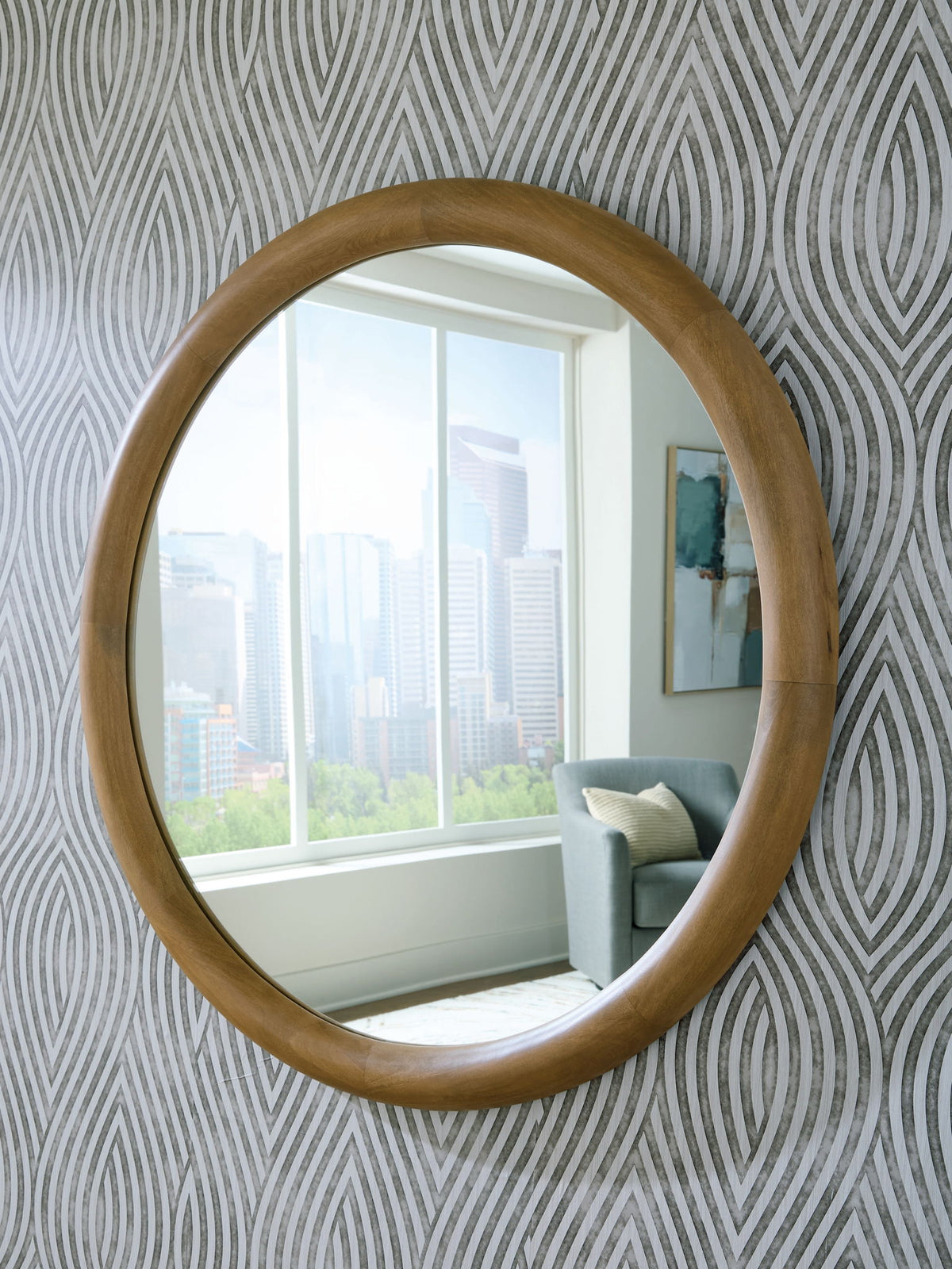 Yadiel - Accent Mirror - Brown by Ashley – view 3