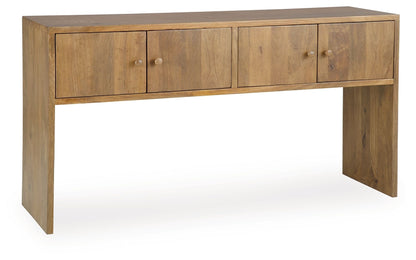 Ella Grove - Console - Rich Brown by Ashley – Console Tables