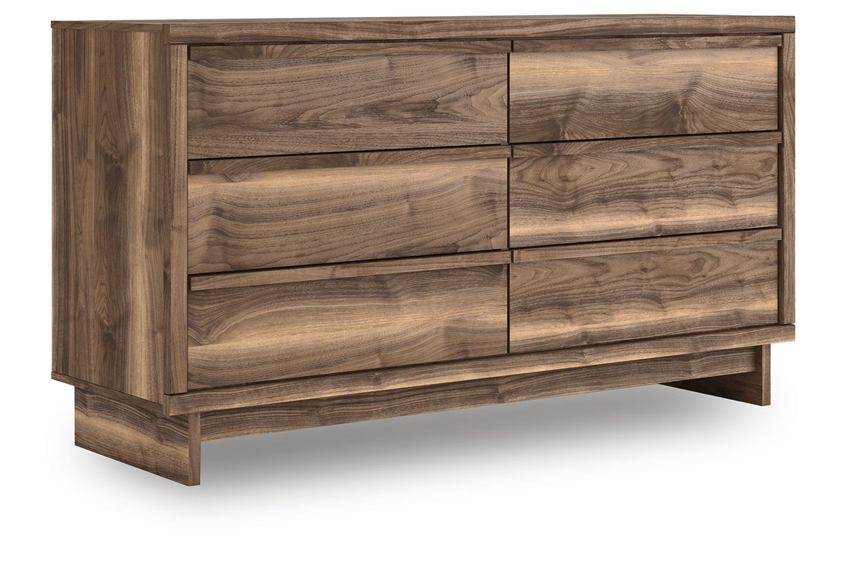 Chirason - Six Drawer Dresser - Brown by Ashley – Dressers