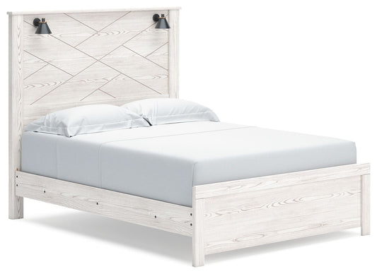 Gerridan - Panel Bed With Sconces by Ashley – Panel Beds