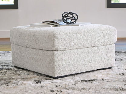 Cuddle Plush - Oversized Accent Ottoman - Arctic by Ashley – view 2