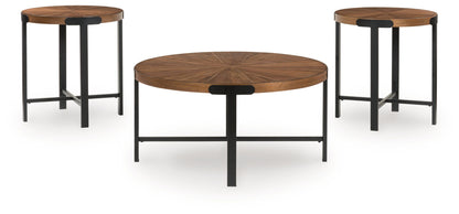 Crosstrail - Occasional Table Set (Set of 3) - Brown by Ashley – view 2