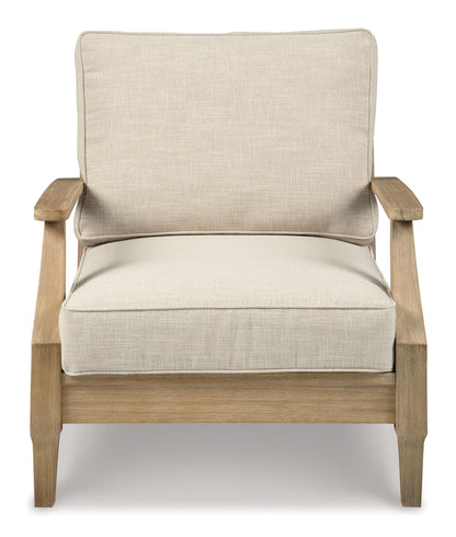 Clare View - Lounge Chair w/Cushion  - Beige by Ashley – view 2