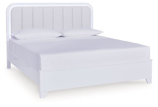 Jarlee - Upholstered Panel Bed by Ashley – Panel Beds