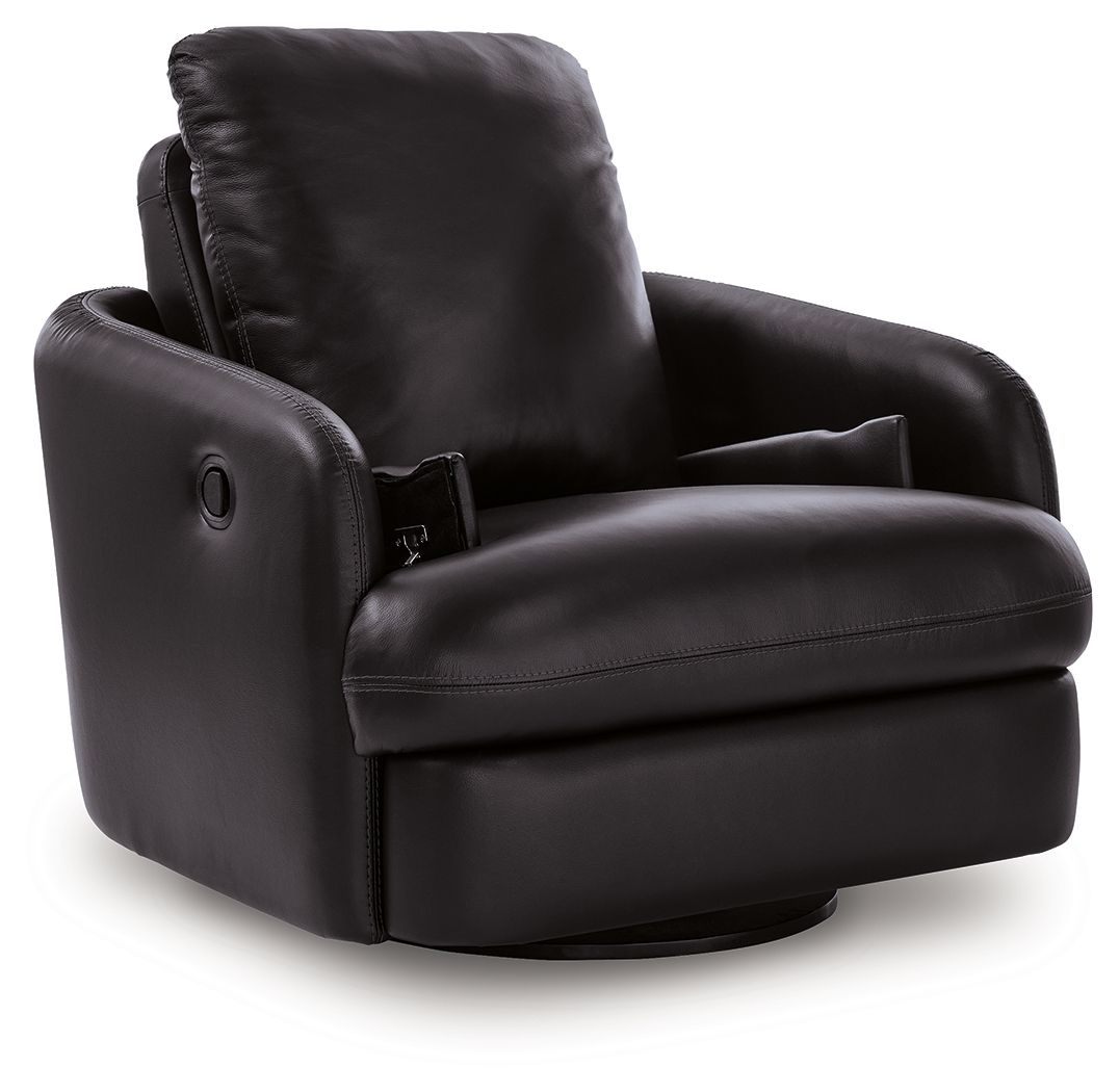 Modmax II - Swivel Glider Recliner - Black by Ashley – view 2