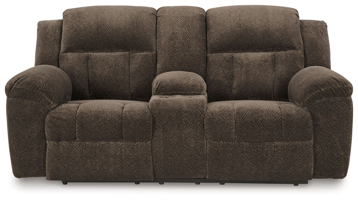 Frohn - Dbl Reclining Loveseat With Console by Ashley – view 3