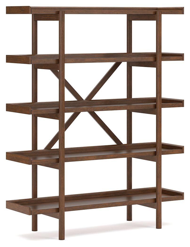 Lyncott - Bookcase - Brown by Ashley – view 2