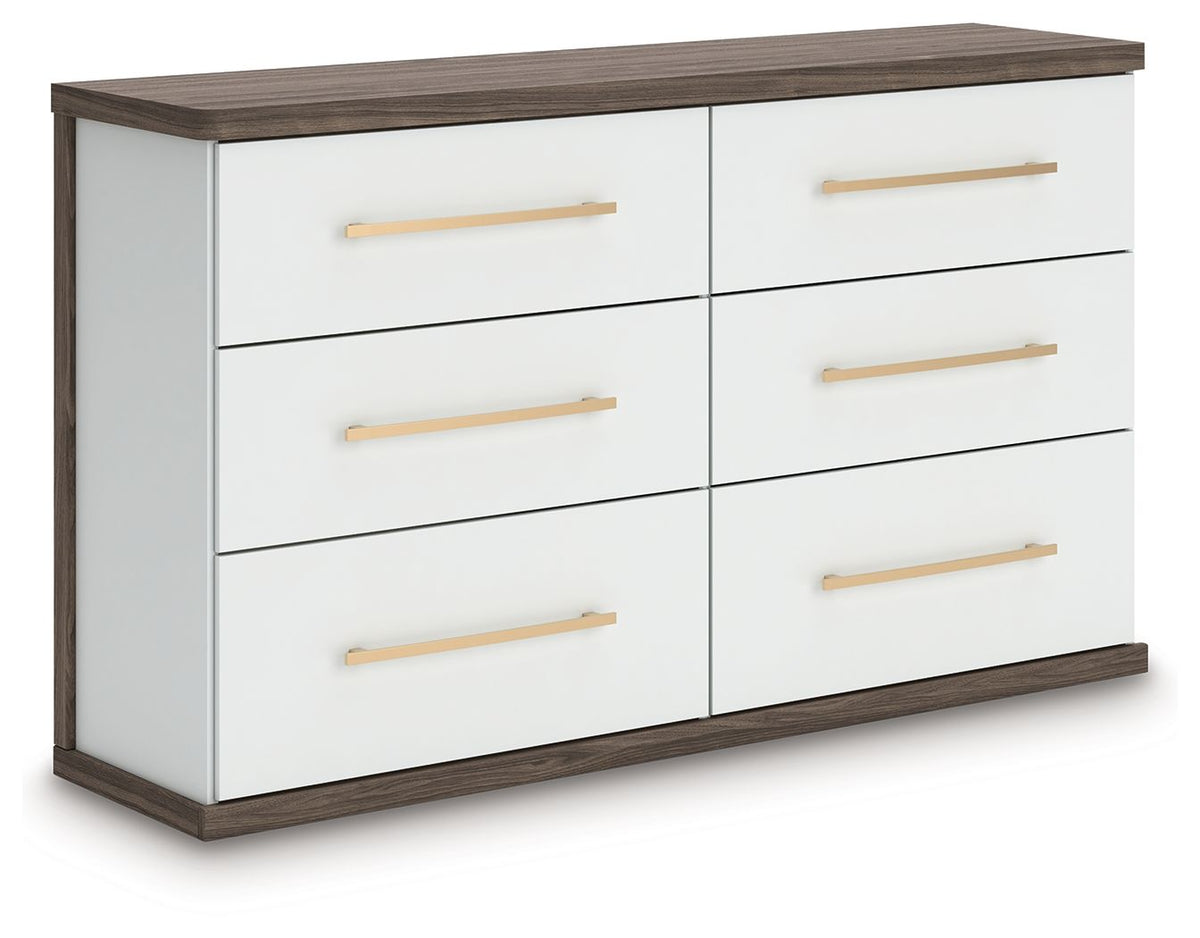 Kendanport - Six Drawer Dresser by Ashley – Dressers