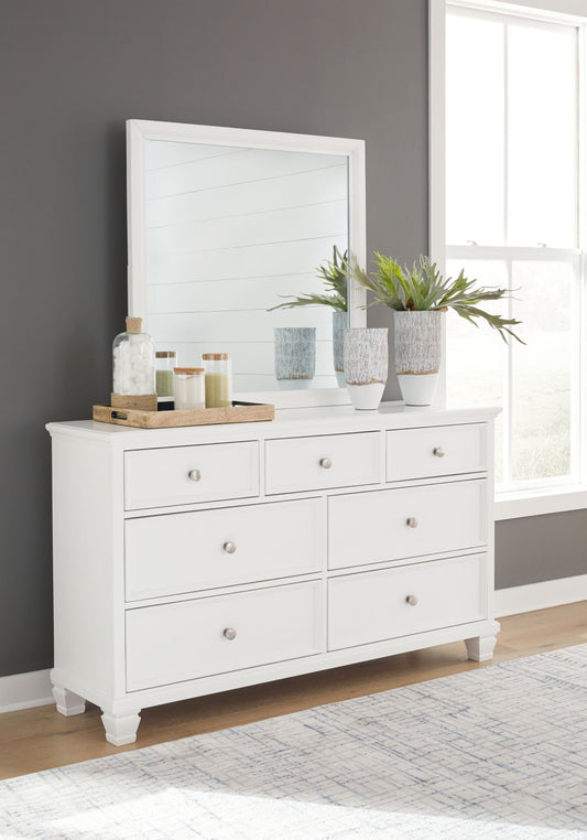 Fortman - Dresser And Mirror - White by Ashley – view 2