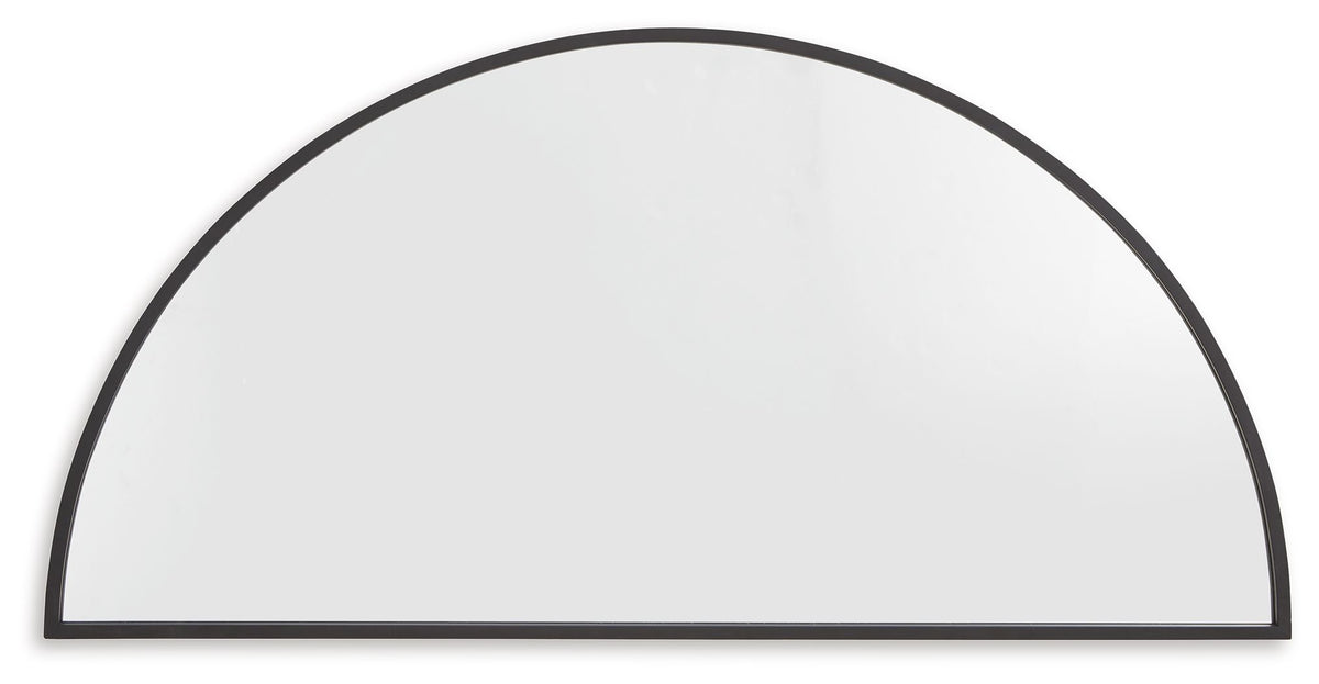 Denlow - Accent Mirror - Black by Ashley – Accent Mirrors