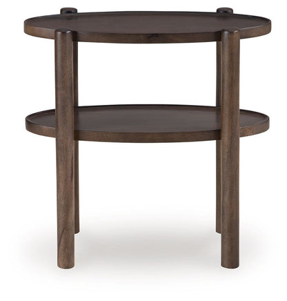 Wiattbury - Accent Table - Gray Brown by Ashley – view 2