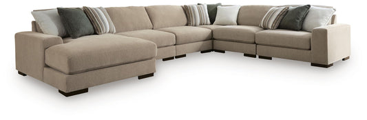Linenhause - 6 Piece Sectional – Stationary Sectionals