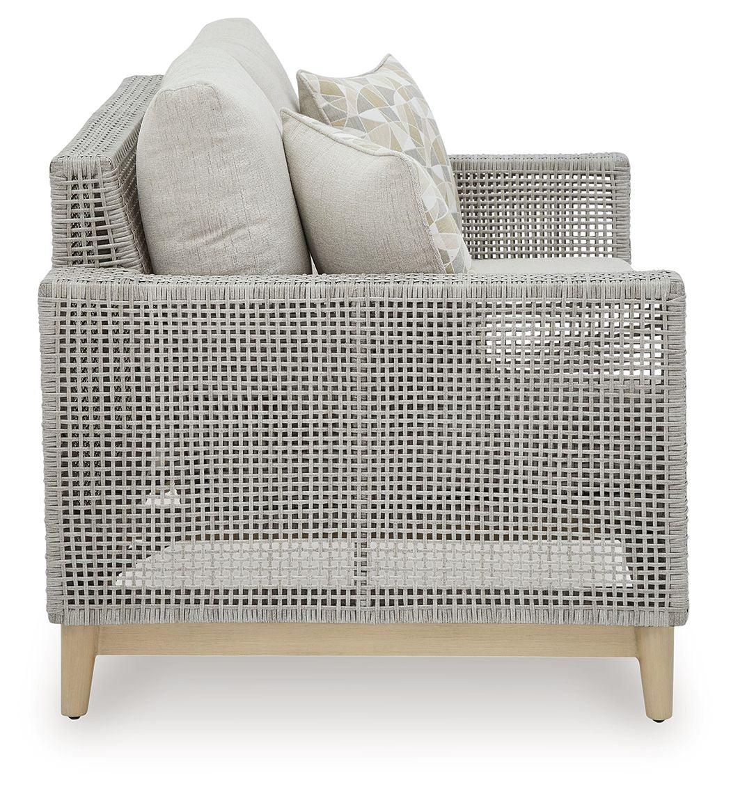 Seton Creek - Loveseat With Cushion - Gray by Ashley – view 2