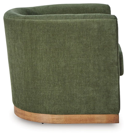 Jersonlow - Swivel Chair - Forest Green by Ashley – view 2